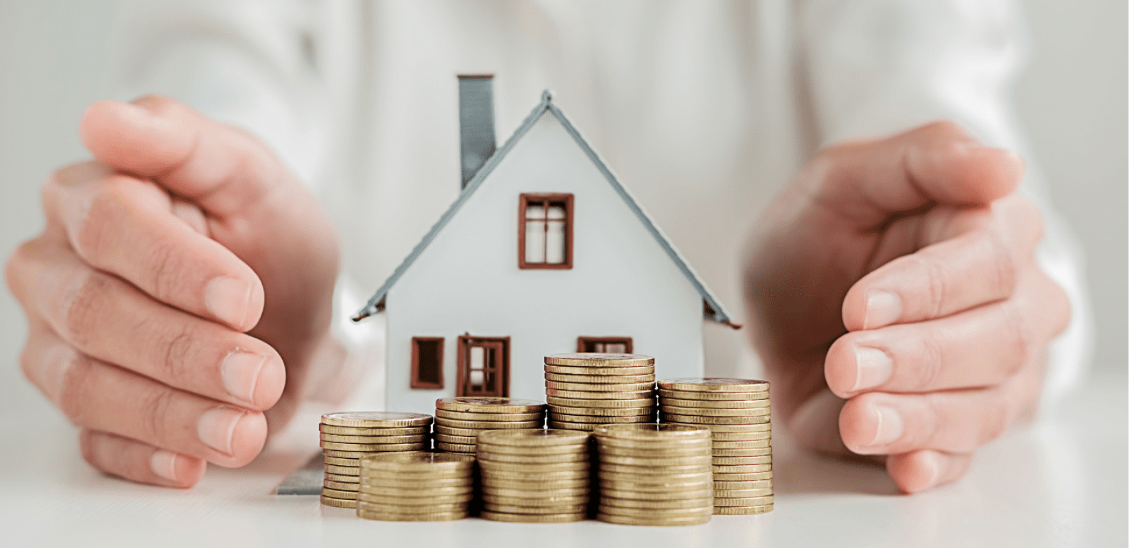 ett hus och pengar